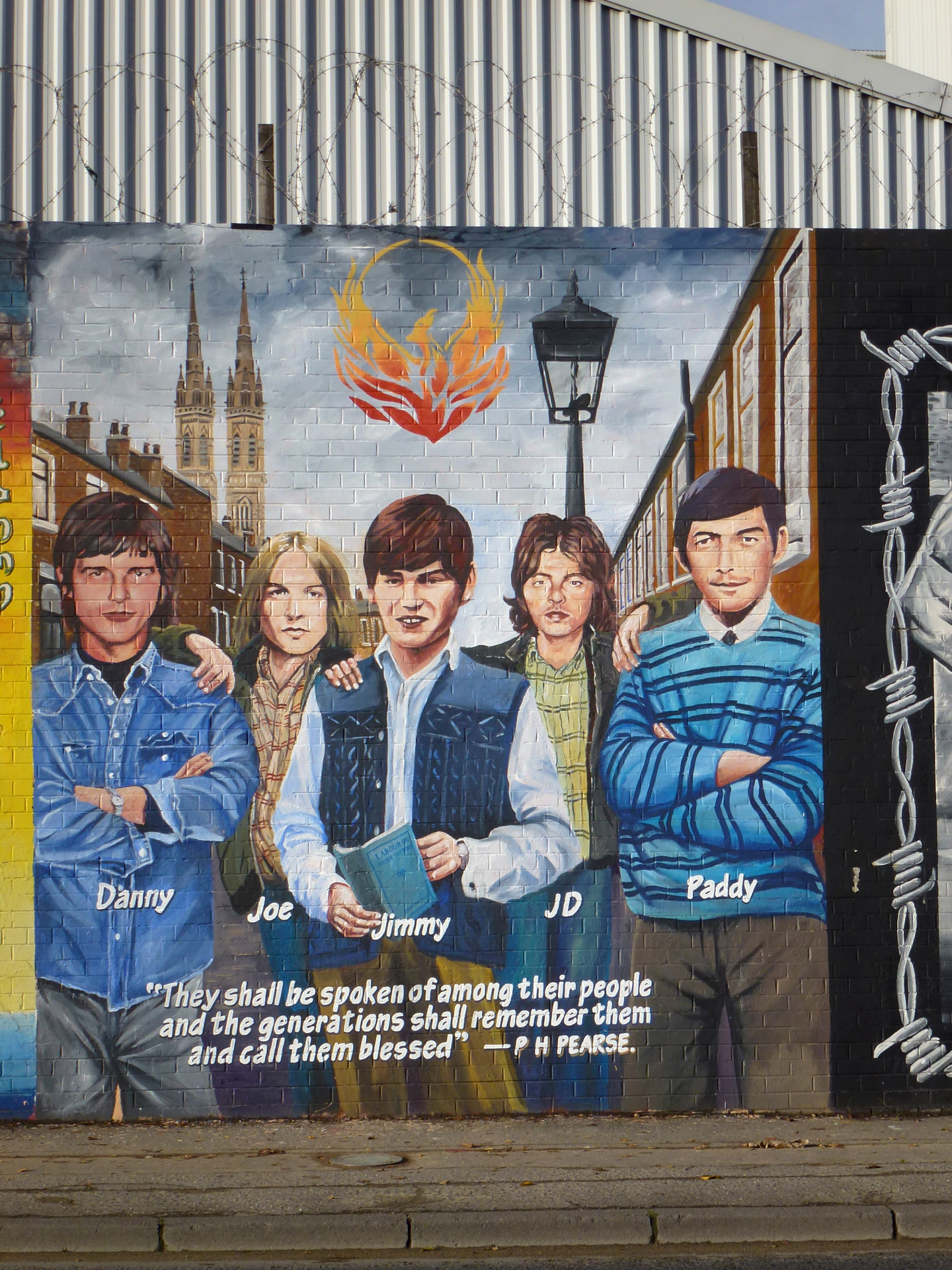 wall mural divis street belfast northern ireland